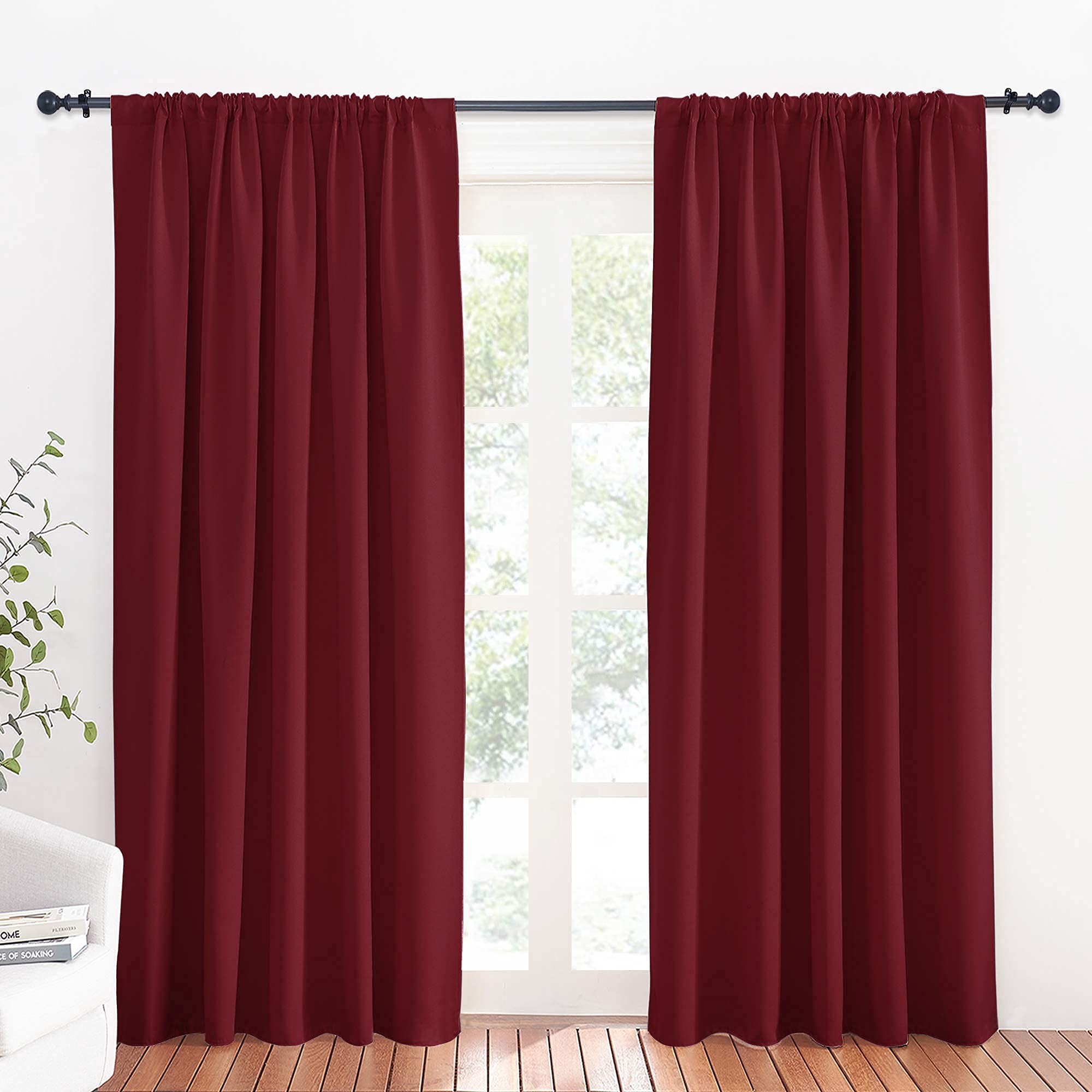 RYB HOME Large Blackout Curtains for Bedroom Living Room 84 inches Long