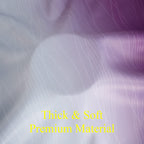 Purple and Grey Ombre Blackout Curtains for Bedroom 52Wx84L Inch 2 Panels