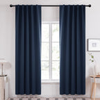 Deconovo Blackout Curtains for Bedroom, Living Room Curtains 84 Inches Long