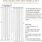 Linen Textured Total Blackout Curtains for Bedroom 96 Inches Long, Cream