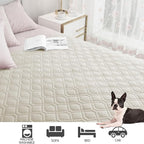 Ameritex Waterproof Dog Bed Cover Pet Blanket for Furniture Bed Couch Sofa Reversible