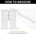 SpaceDresser Basic Rod Pocket Sheer Voile Window Curtain Liners White 2 Panels 52 Width 54 Inch Long for Kitchen Bedroom Children Living Room Yard(White,52 W x 54 L)
