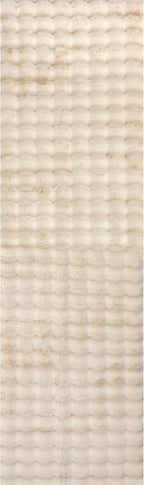 nuLOOM 2' x 8' Cozy Plush SuperiorWash Area Rug, Machine Washable, Non-Slip, Soft Fluffy Shag Carpet for Living Room Bedroom Kids Room Nursery Home Decor, Jeni Beige