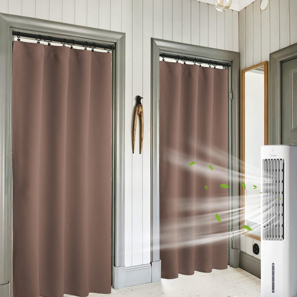 RYB HOME Blackout Curtains for Bedroom Living Dining Room 84 inches Long
