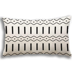 YCOLL Lumbar Pillow Covers 12x20 Set of 4, Modern Sofa Throw Pillow Cover, Decorative Outdoor Linen Fabric Pillow Case for Couch Bed Car, Black
