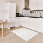 Nakagishi 2X3 Rug Washable Area Rug: Small Soft Boho Farmhouse Neutral Moroccan Non Slip Indoor Low Pile Accent Floor Throw Carpet for Bedroom Bathroom Entryway Kitchen Hallway Closet Home Door - Grey