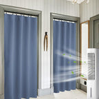 RYB HOME Blackout Curtains for Bedroom 84 inches Long 2 Panels Set, Privacy Thermal Insultaed Sunlignt Heat Blocking Drapes for Nursery Rental Room, Width 42 by Length 84, Stone Blue