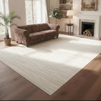 Washable Rugs 8x10 Area Rugs for Living Room- Modern Abstract Rugs for Bedroom, Dining Room,Large Soft Low Pile Carpet with Non Slip Rubber Backing,Neutral Accent Nursery Rug-(Beige Yellow)