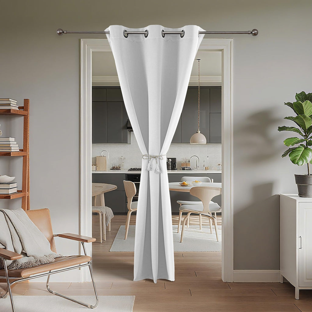 Joydeco Door Curtain Blackout Curtains for Doorway Privacy Closet Drapes