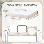 8Pcs Stretch Patio Cushion Covers,Outdoor Couch Covers Replacement,Outdoor Couch & Sofa Slipcovers,for Patio Furniture Cushion Covers,Washable Reusable urniture Protector(Chrysanthemum,8PCS)