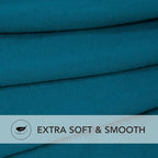 PureFit Super Stretch Sofa Slipcover – Spandex Non Slip Soft Couch Sofa Cover, Washable Furniture Protector with Non Skid Foam and Elastic Bottom for Kids, Pets (Oversized, Peacock Blue)