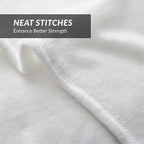 Bedsure GentleSoft White Fleece Throw Blanket - Mothers Birthday Gifts for Women 300GSM Blankets for Couch, Sofa, Bed, Soft Lightweight Plush Cozy Throws for Toddlers, 50x60 inches