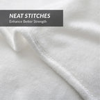 Bedsure GentleSoft White Fleece Throw Blanket - Mothers Birthday Gifts for Women 300GSM Blankets for Couch, Sofa, Bed, Soft Lightweight Plush Cozy Throws for Toddlers, 50x60 inches