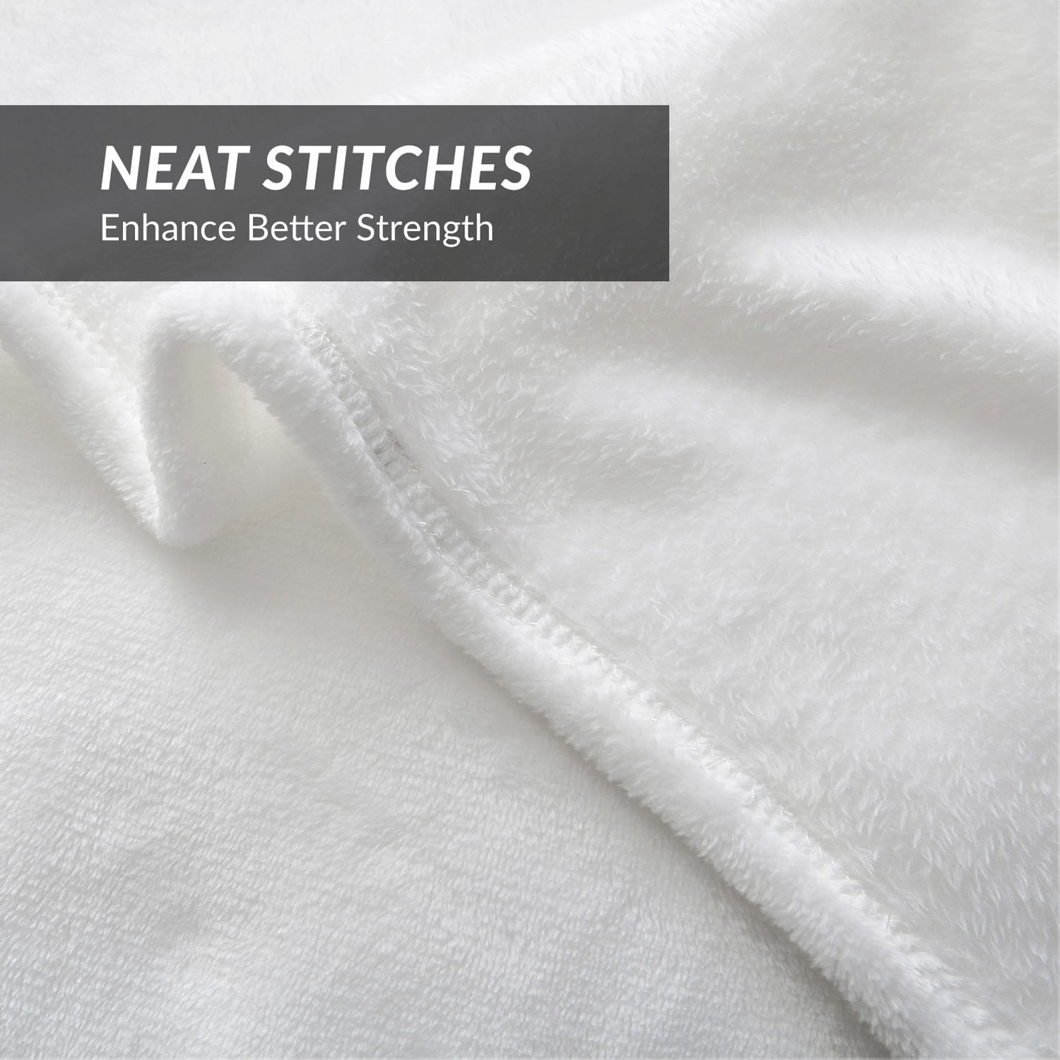 Bedsure GentleSoft White Fleece Throw Blanket - Mothers Birthday Gifts for Women 300GSM Blankets for Couch, Sofa, Bed, Soft Lightweight Plush Cozy Throws for Toddlers, 50x60 inches