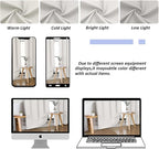 Simplebrand Ava Natural Blackout Curtains for Bedroom, 72 Inch Length, 2 Panels Set, Privacy Thermal Insulated Rod Pocket Window Curtains for Patio, French Door, W40 x L72 Inch
