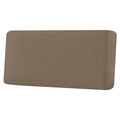H.VERSAILTEX Super Stretch Individual Seat Cushion Covers Sofa Covers Couch Cushion Covers Slipcover Sets Thick Jacquard Textured Twill Fabric (1 Piece Sofa Cushion Cover, Macchiato)