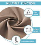RYB HOME Blackout Curtains for Bedroom Living Room Nursery 72 inches Long