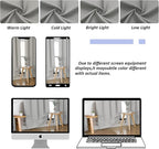Simplebrand Silver Grey Blackout Curtains for Bedroom 96 Inches Long 2 Panels, Solid Thermal Insulated, Energy Saving Living Room Window Treatment Curtains Blackout Drapes, W50 x L96 Inch, Silver Grey
