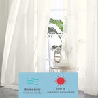 OWENIE Extra Long Sheer Curtains 120 Inches Long, Sheer Curtain, Voile Rod Pocket Panels for Bedroom and Living Room (42 x 120 inches Long, Set of 2, Ivory)