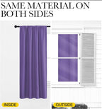 NICETOWN RV Blackout Curtains for Camper Windows, Lilac Purple, 29" Wide by 40" Long, 2 PCs, Short Blackout Curtains & Drapes, Thermal Insulated Blackout Curtain Panels for Kids Room, Play Room