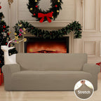 Easy-Going Stretch Oversized Sofa Couch Slipcover Washable Natural