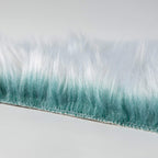 Ashler Faux Fur Rug, Fluffy Shaggy Area Rug Ultra Soft 5 x 7 Feet Rectangle Fur Frosted Bottom Spring Green Fuzzy Rug Machine Washable, Nursery Decor Throw Rugs for Bedroom, Living Room