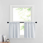 RYB HOME Cafe Curtains 24 inch Length, RV Camper Window Curtains