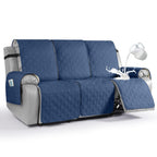 VANSOFY Waterproof Recliner Couch Covers Washable, Ocean Blue,3 Seater