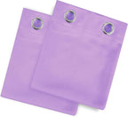 LEMOMO Blackout Curtains 38 x 84 inch/Lavender Curtains Set of 2 Panels/Thermal Insulated Room Darkening Bedroom Curtains