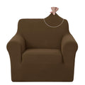 U-NICE HOME Stretch Recliner Chair Cover Armchair Slipcover, Brown