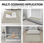 Easy-Going Sectional Couch Covers for Dogs L Shape Sofa Cover Reversible Sofa Slipcover Chaise Lounge Cover Furniture Protector Cover for Pets Dog Cat (42 x 52 inches, Beige/Beige)
