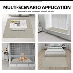 Easy-Going Sectional Couch Covers for Dogs L Shape Sofa Cover Reversible Sofa Slipcover Chaise Lounge Cover Furniture Protector Cover for Pets Dog Cat (42 x 68 inches, Beige/Beige)