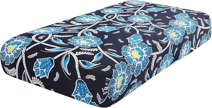 hyha Printed Couch Cushion Covers, Sofa Covers Washable for 2 Cushion Couch