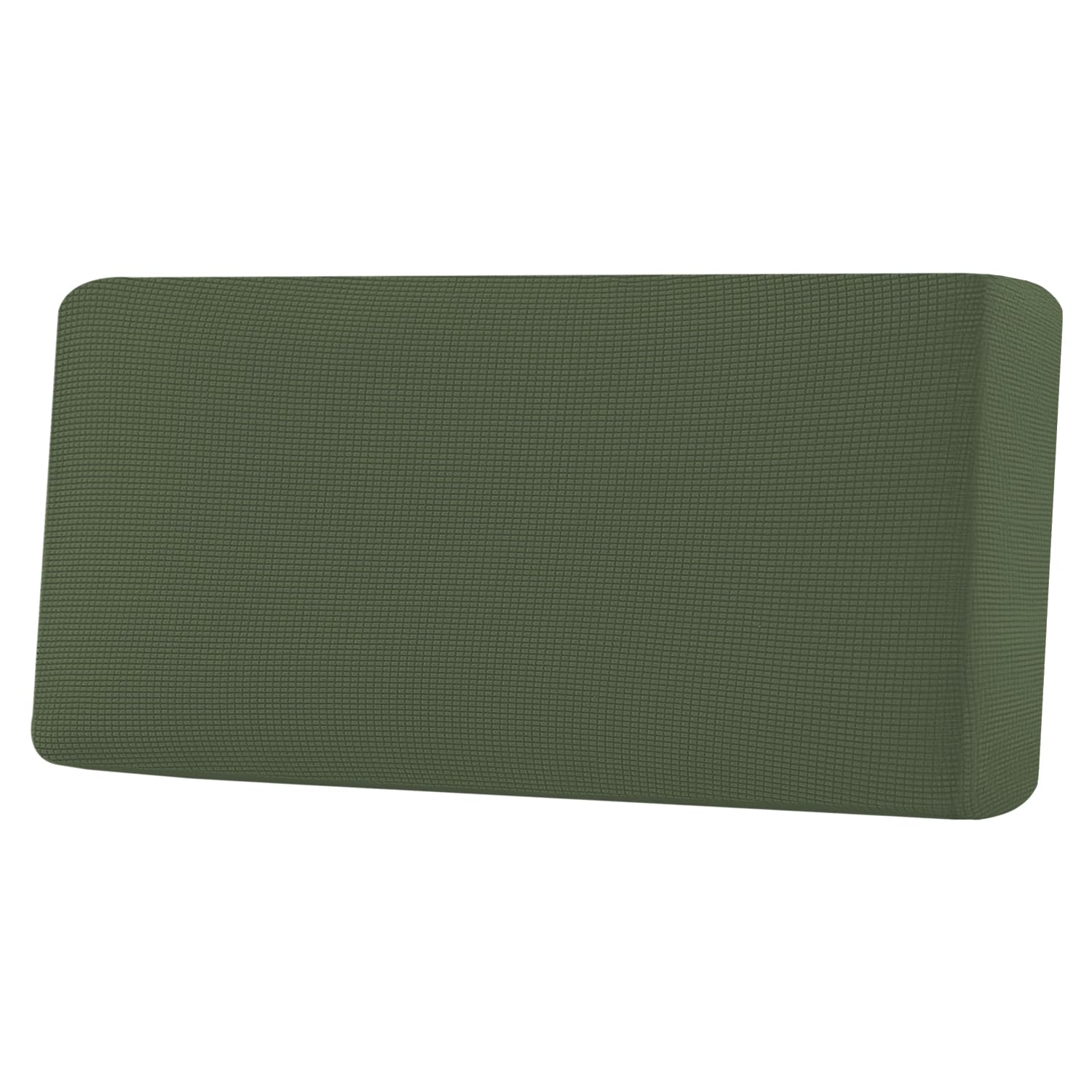 H.VERSAILTEX Super Stretch Individual Seat Cushion Covers Sofa Covers Couch Cushion Covers Slipcover Sets Thick Jacquard Textured Twill Fabric (1 Piece Sofa Cushion Cover, Bronze Green)