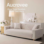 Soft Waterproof Chenille Cover Washable, Non Slip Sectional Sofa Covers for 3 Cushion Couch Sofa L Sharped Sofa Slipcover for Pets, Furniture Protector (1 PCS 36"x70" Coffee)