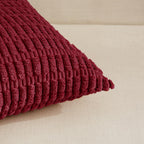 Fancy Homi 4 Packs Decorative Throw Pillow Covers for Living Room Couch Bed, Modern Farmhouse Boho Home Décor Accent Cushion Case, 26" x 26", Burgundy