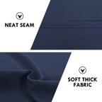DWCN Blackout Curtains for Bedroom Living Room 38 x 84 Inch Long Navy