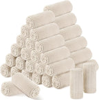 Buryeah 48 Pcs Flannel Throw Blanket Bulk 50 x 60 in Sleepover Blanket Outdoor Wedding Throw Lightweight, Oeko-tex Standard 100 Certified for Sofa Homeless Gifts (Beige)
