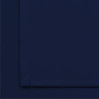 Yakamok 36 Inch Blackout Curtains for Kitchen, Sunlight Block Energy Saving Drapes for Bedroom Bathroom Room Darkening Window Treatment Panels, Navy Blue, 52Wx36L, 2 Panels