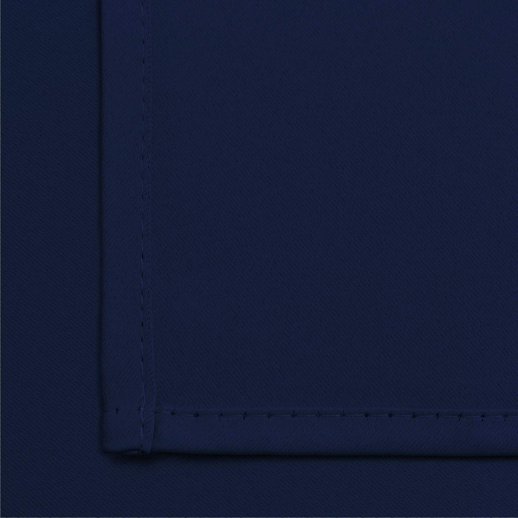 Yakamok Navy Blue Room Darkening Window Curtains 52x36 Inch for Kitchen