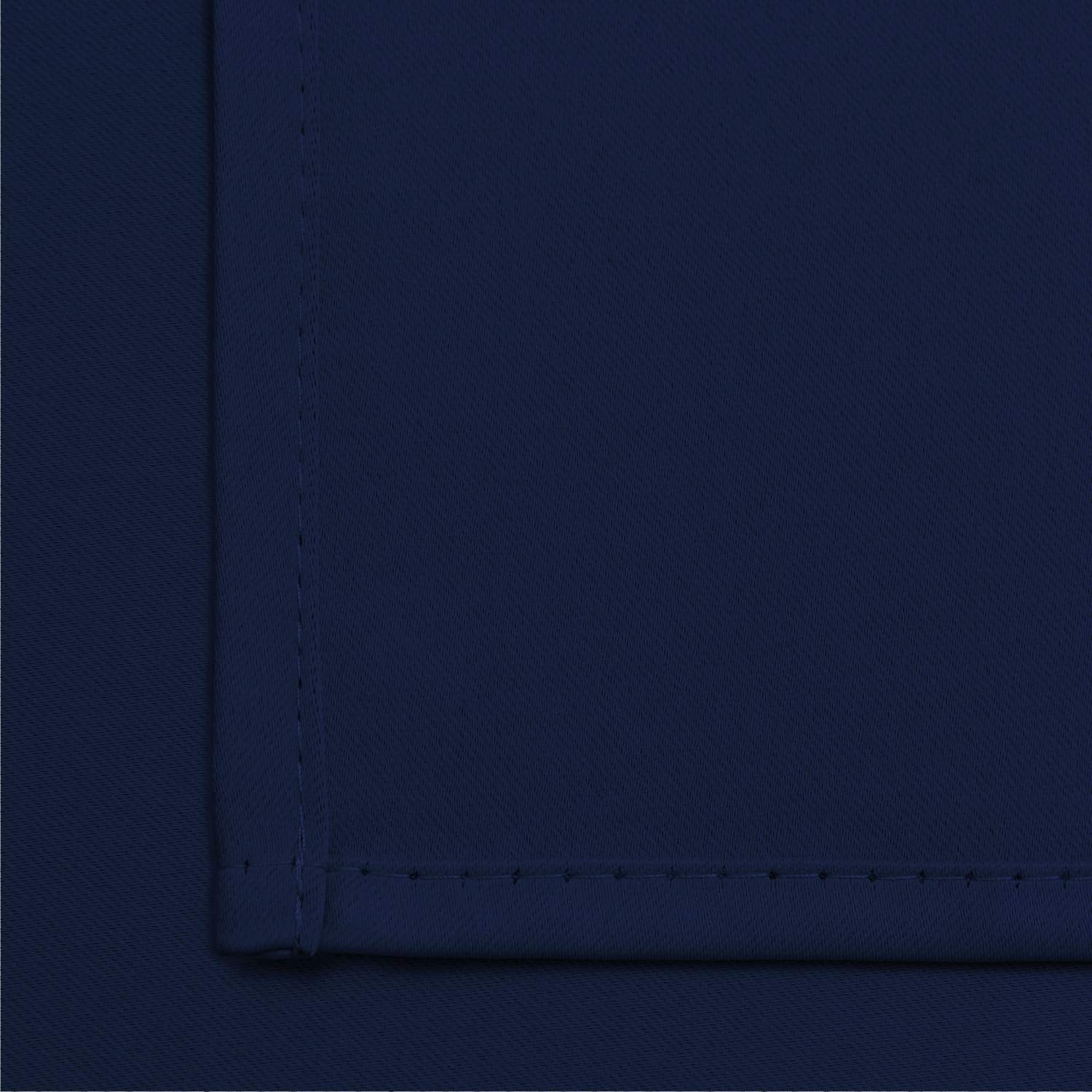 Yakamok Navy Blue Room Darkening Window Curtains 52x36 Inch for Kitchen