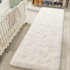 LOCHAS 2x8 Runner Rugs for Hallway, Fluffy Area Rugs for Bedroom, Cream