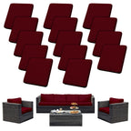 SUKAIKEQA 8PCS Patio Cushion Covers.Patio Furniture Couch SeatSlipcovers