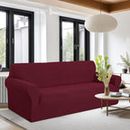 U-NICE HOME Stretch Couch Cover Sofa Cover Sofa Slipcover Furniture Protector for 4 Cushion Couch Sofa Pet Friendly(Oversized Sofa, Burgundy)