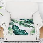 Smiry Printed Couch Cushion Covers, Stretch Soft Couch Covers for Sofa, Washable Non-Slip Sofa Slipcover Furniture Protector for Indoor and Outdoor (1 Pack, Green)