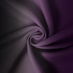 Yakamok Blackout Ombre Purple and Black Curtains for Bedroom, Gradient Room Darkening Curtains, Grommet Thermal Insulated Light Blocking Window Drapes/Curtain for Living Room,52 x 63 Inch,2 Panels