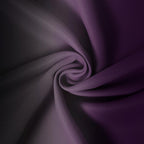 Yakamok Blackout Ombre Purple and Black Curtains for Bedroom, Gradient Room Darkening Curtains, Grommet Thermal Insulated Light Blocking Window Drapes/Curtain for Living Room,52 x 63 Inch,2 Panels