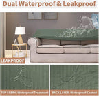 Easy-Going 100% Waterproof Oversized Chair Couch Cover, Stretch Sofa Cover