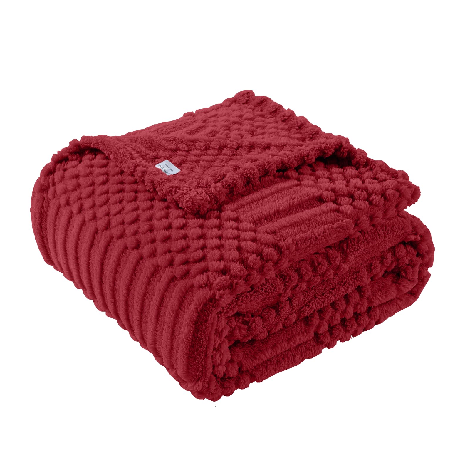 60x80 Inch Red Twin Blanket - Soft & Fluffy Fleece, Cute & Aesthetic, Perfect for Sofa, Couch, Chair, Bed, Living Room & Bedroom, All-Season Use, Plush & Cozy Decorative Blanket
