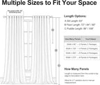 Topfinel Linen Blackout Curtains 96 Inch Long, Boho Farmhouse Ivory Birch Viral Drapes Pinch Pleated Curtains with Hooks for Living Room, Neutral 8 FT Back Tab Bedroom Curtains 52" X 96" 2 Panels